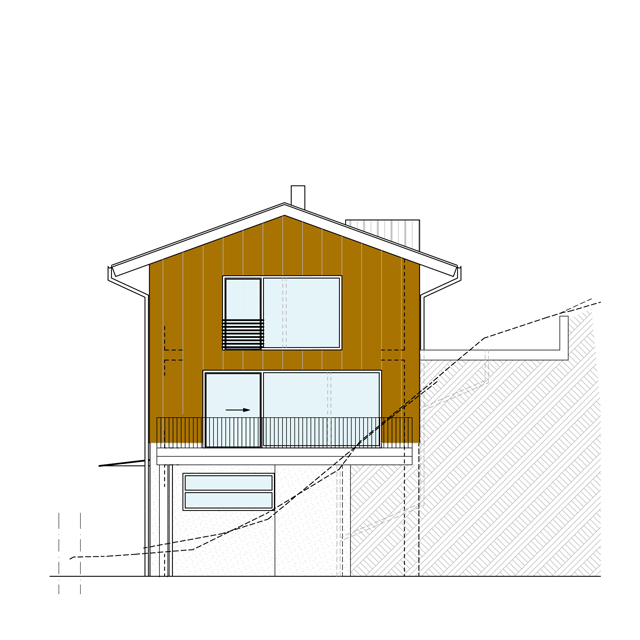 Neubau Wohnhaus in Hanglage, Donaustauf